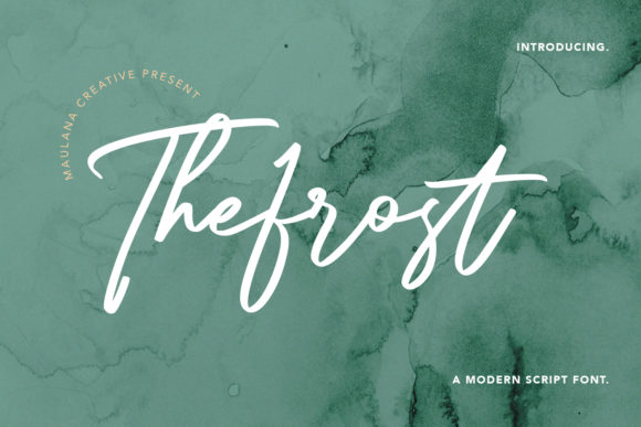 Download The Frost Modern Script - Modern script Collection