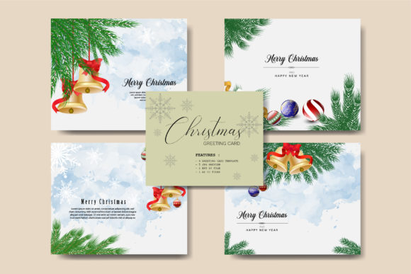 Download 4 Christmas Greeting Card Bundle - Premium Bundle