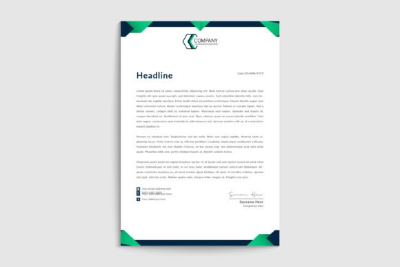 Download Modern Business Letterhead Template - Modern Collection