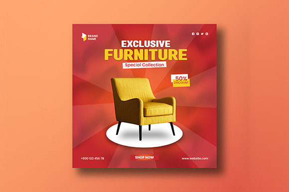 Download Modern Furniture Social Media Post - Modern Collection