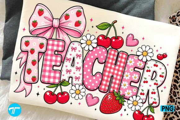Download Preppy Teacher Strawberry Summer Shirt - Summer Collection