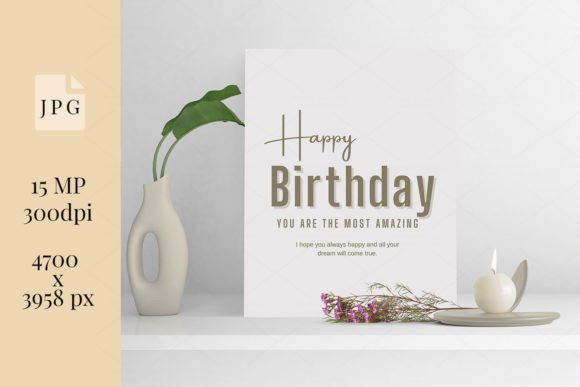Download Happy Birthday Greeting Card 575 4 - Premium Resources